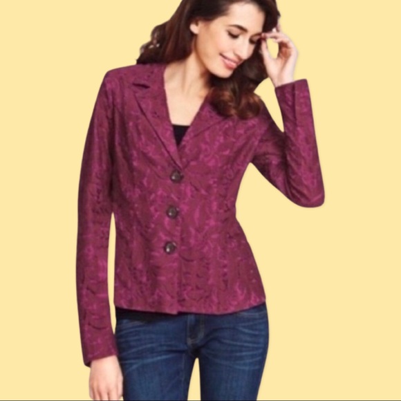 CAbi Jackets & Blazers - NWT CAbi Plumberry Blazer size 6